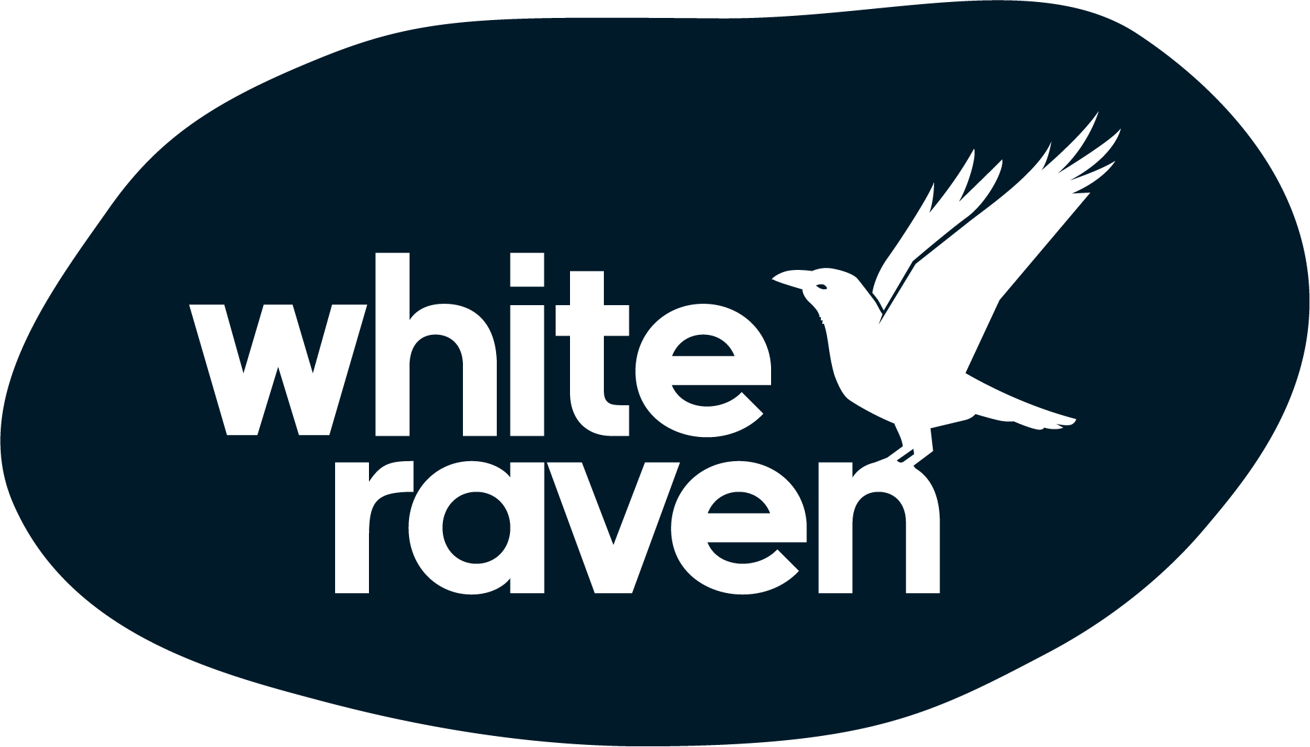 White Raven logo high quality